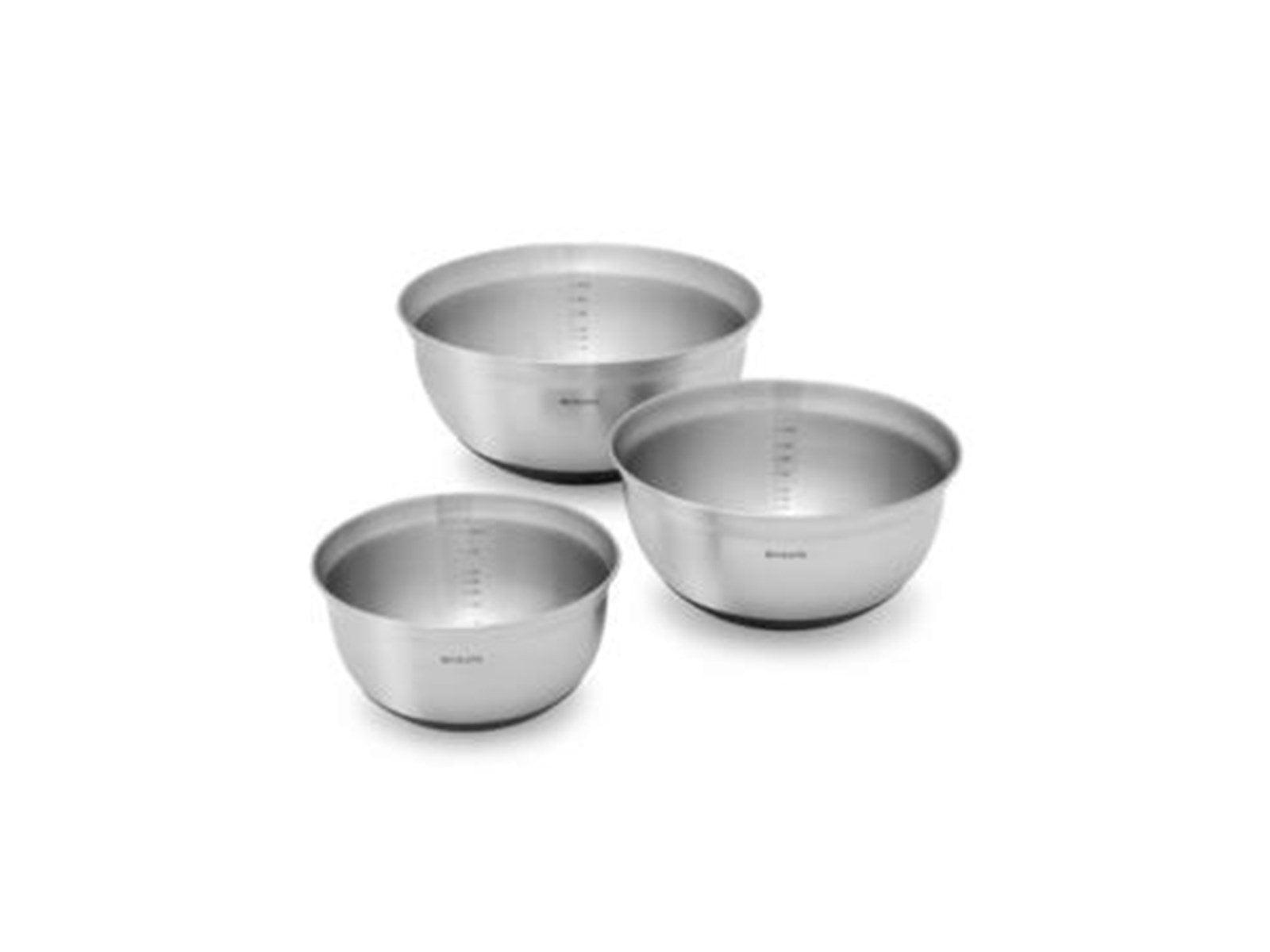 brabantia Mixing Bowl Set steel matt black brabantia Mixing Bowl Set steel matt black
